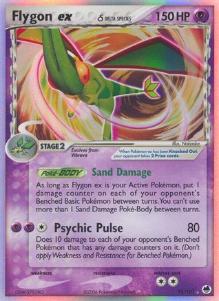 Flygon ex (Delta Species)/101 - Dragon Frontiers Holofoil