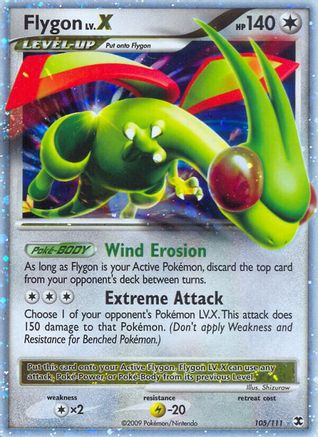Flygon Lv.X/111 - Rising Rivals Holofoil