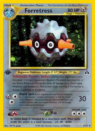Forretress (2)/75 - Neo Discovery Unlimited Holofoil