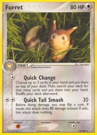 Furret/109 - Team Rocket Returns Reverse Holofoil