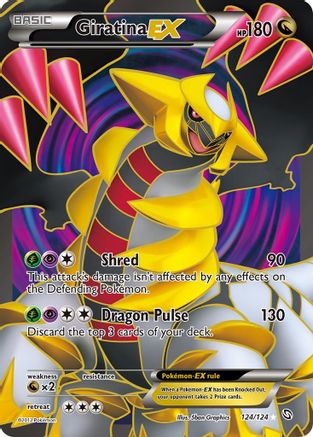 Giratina EX (124 Full Art)/124 - Dragons Exalted Holofoil