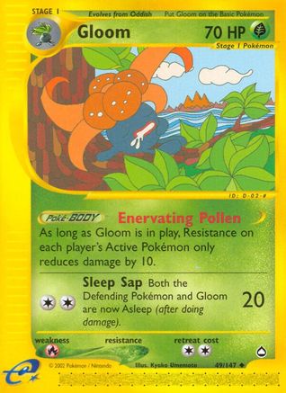 Gloom/147 - Aquapolis Reverse Holofoil