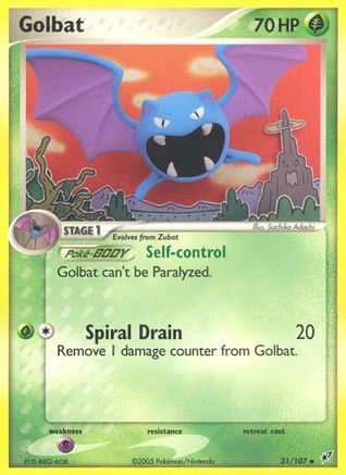 Golbat/107 - Deoxys Reverse Holofoil