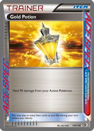 Gold Potion/149 - Boundaries Crossed Holofoil
