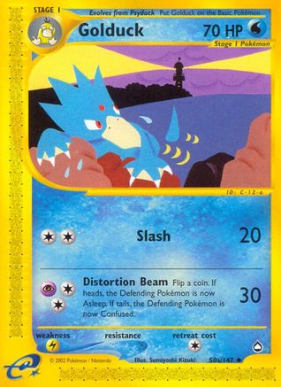 Golduck (50a)/147 - Aquapolis
