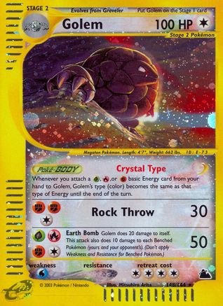 Golem/144 - Skyridge Holofoil