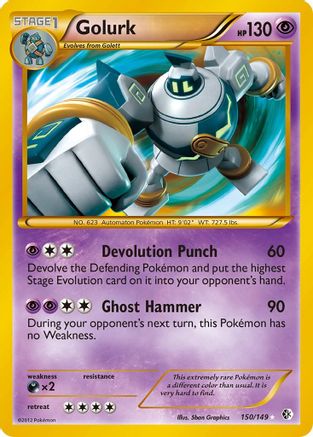 Golurk/149 - Boundaries Crossed Holofoil