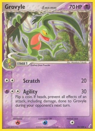 Grovyle (Delta Species)/100 - Crystal Guardians