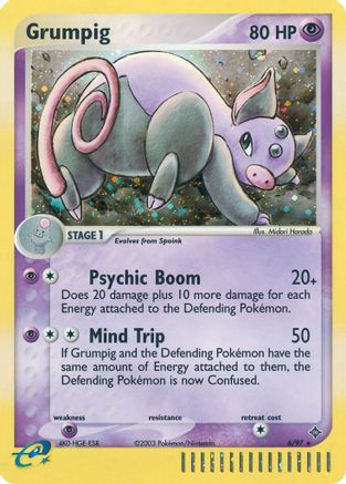 Grumpig/97 - Dragon Reverse Holofoil