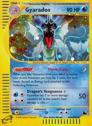 Gyarados (H10)/144 - Skyridge Holofoil