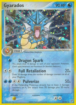 Gyarados/107 - Deoxys Holofoil