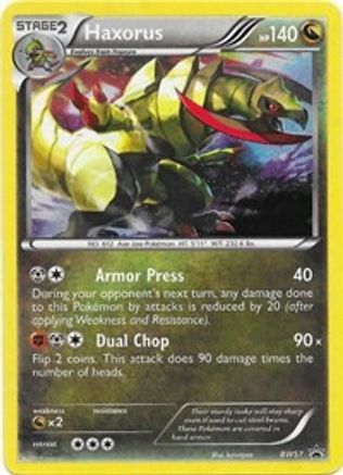 Haxorus - BW57/101 - Black and White Promos Holofoil