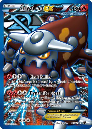 Heatran EX (Team Plasma) (Full Art)/116 - Plasma Freeze Holofoil