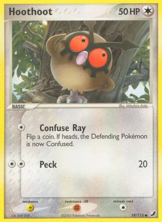 Hoothoot/115 - Unseen Forces Reverse Holofoil