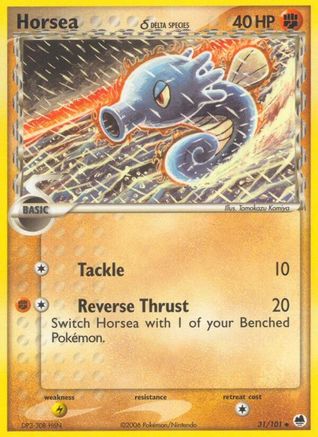 Horsea - 031/101 (Delta Species) 31/101 - Dragon Frontiers