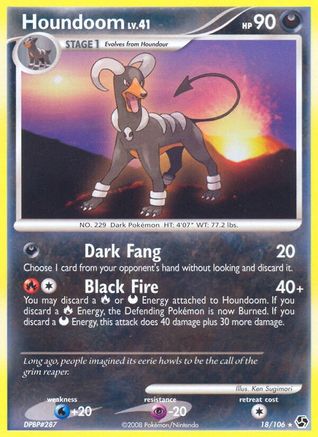 Houndoom/106 - Great Encounters Reverse Holofoil