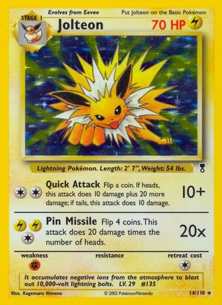 Jolteon/110 - Legendary Collection Reverse Holofoil