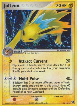 Jolteon/115 - Unseen Forces Holofoil