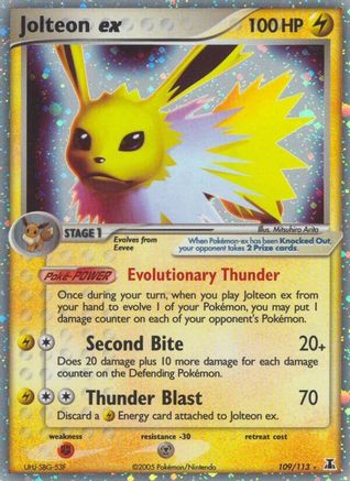 Jolteon ex/113 - Delta Species Holofoil
