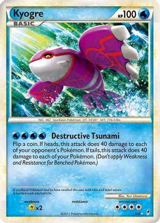 Kyogre (Shiny)/95 - Call of Legends Holofoil