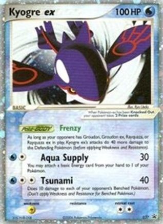 Kyogre ex - 037 (EX Collector's Tins)/40 - Nintendo Promos Holofoil