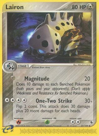Lairon - 37/109/109 - Ruby and Sapphire Reverse Holofoil
