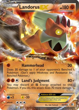 Landorus EX/149 - Boundaries Crossed Holofoil