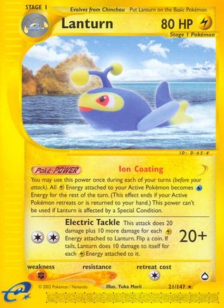 Lanturn (21)/147 - Aquapolis Reverse Holofoil