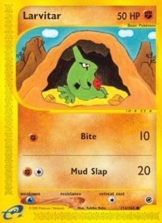 Larvitar/165 - Expedition Reverse Holofoil
