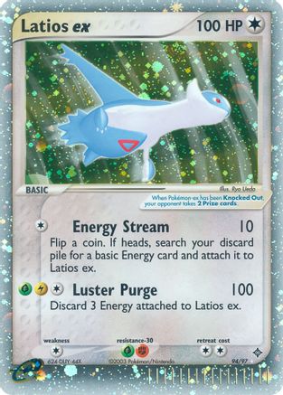 Latios ex/97 - Dragon Holofoil