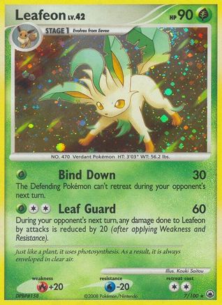 Leafeon (7)/100 - Majestic Dawn Holofoil