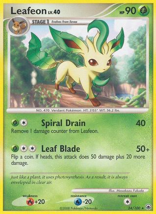 Leafeon (24)/100 - Majestic Dawn