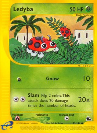 Ledyba (73)/144 - Skyridge Reverse Holofoil