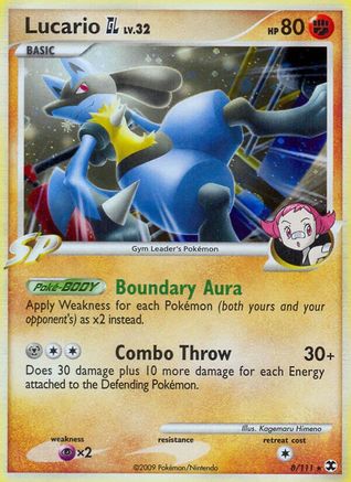 Lucario GL/111 - Rising Rivals Holofoil