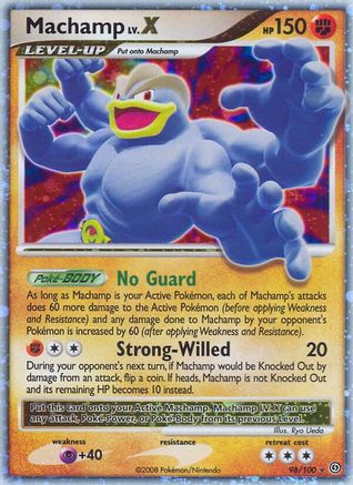 Machamp LV.X/100 - Stormfront Holofoil
