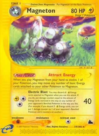 Magneton (19)/144 - Skyridge Reverse Holofoil