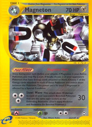 Magneton/147 - Aquapolis Reverse Holofoil
