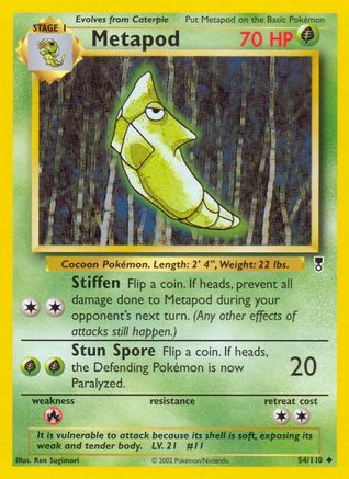 Metapod/110 - Legendary Collection