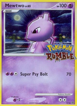 Mewtwo/16 - Rumble Holofoil