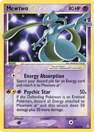Mewtwo Star/110 - Holon Phantoms Holofoil