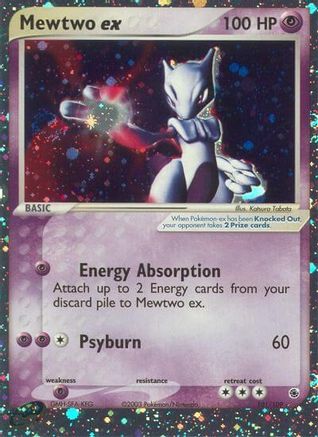 Mewtwo ex/109 - Ruby and Sapphire Holofoil