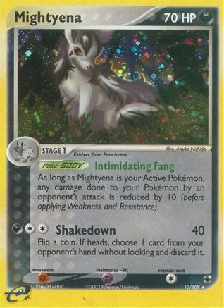 Mightyena - 10/109/109 - Ruby and Sapphire Holofoil