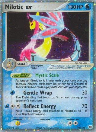 Milotic ex/106 - Emerald Holofoil