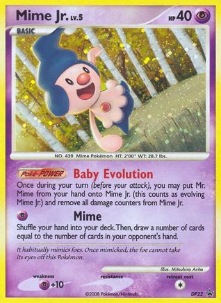 Mime Jr. - DP22/56 - Diamond and Pearl Promos Holofoil