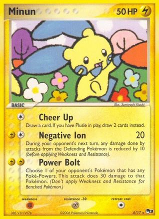 Minun/17 - POP Series 3 Holofoil