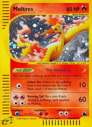 Moltres (H20)/144 - Skyridge Holofoil