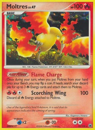 Moltres/100 - Majestic Dawn Holofoil