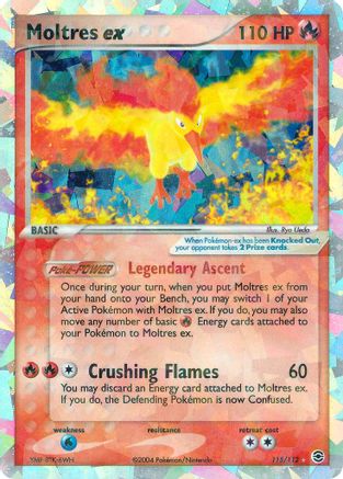 Moltres ex/112 - FireRed & LeafGreen Holofoil