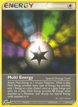 Multi Energy/100 - Sandstorm Reverse Holofoil