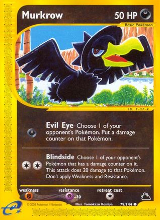 Murkrow/144 - Skyridge Reverse Holofoil